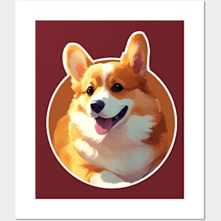 Dog Corgi Art 1 Posters and Art